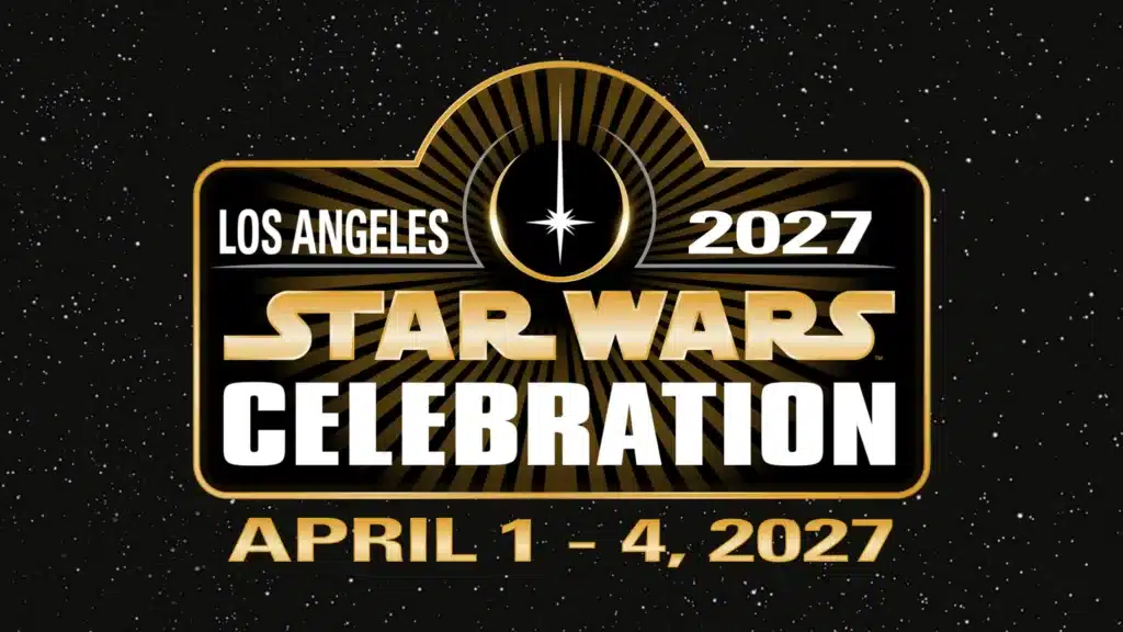 Star Wars celebration banner for 2027