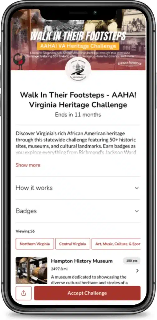 Digital passport for heritage trails